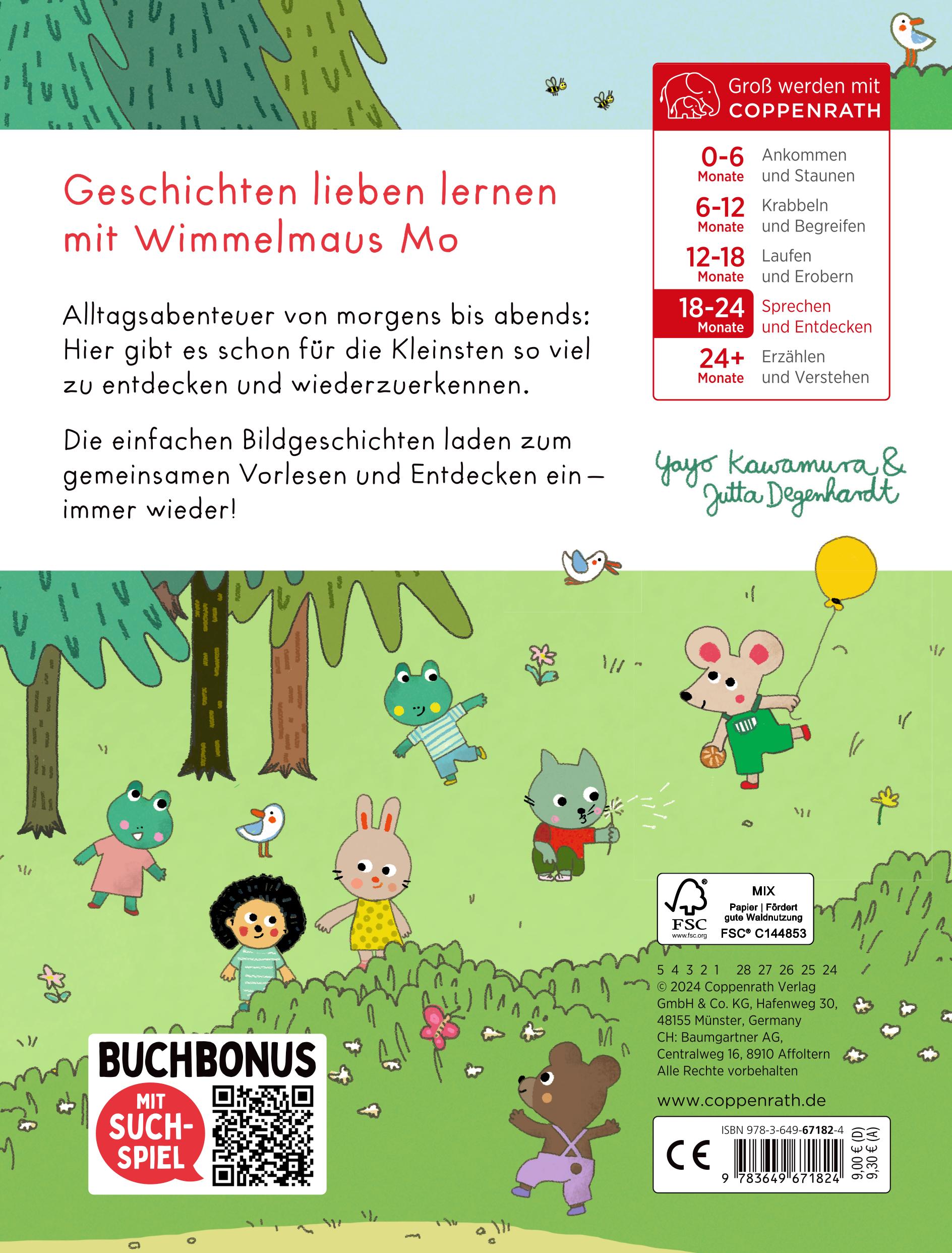 Rückseitencover Mo, die kleine Wimmelmaus