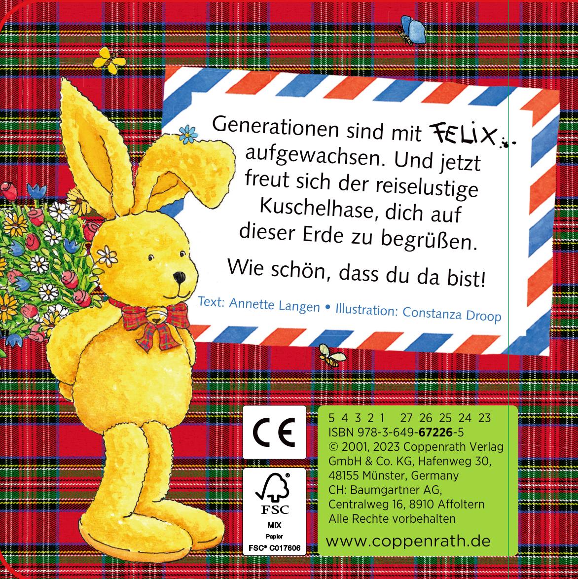 Rückseitencover Willkommen, kleines Baby! Dein Felix