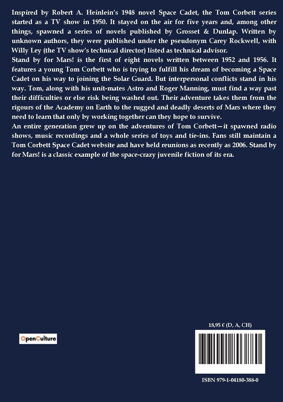 Rückseitencover Stand by for Mars!