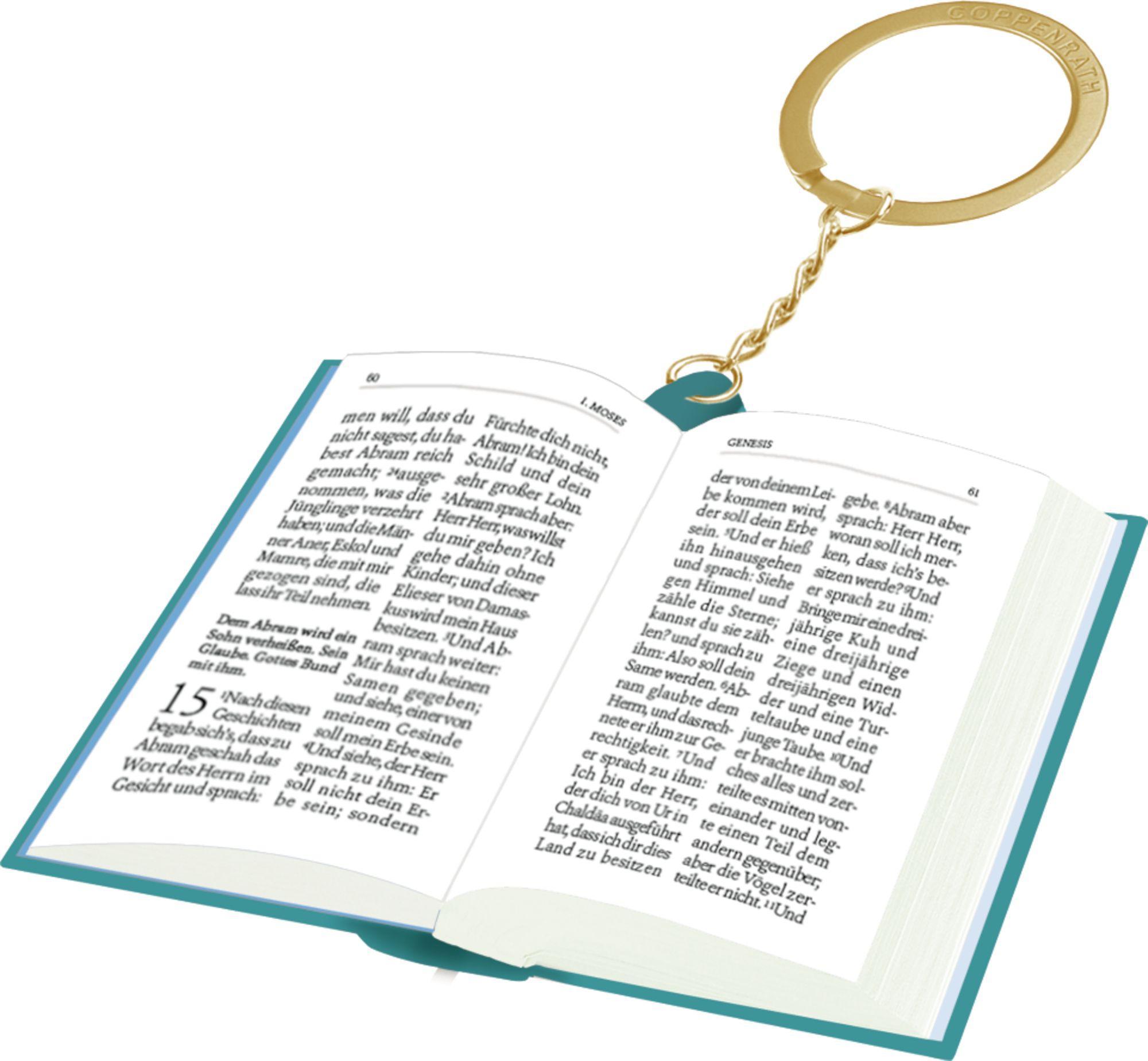 Beispielinhalt (Bild) Schlüsselanhänger - Bibel to go