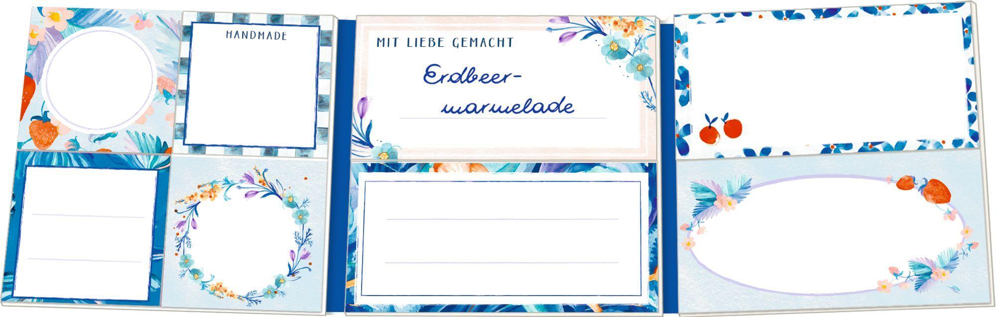 Beispielinhalt (Bild) Etikettenbüchlein