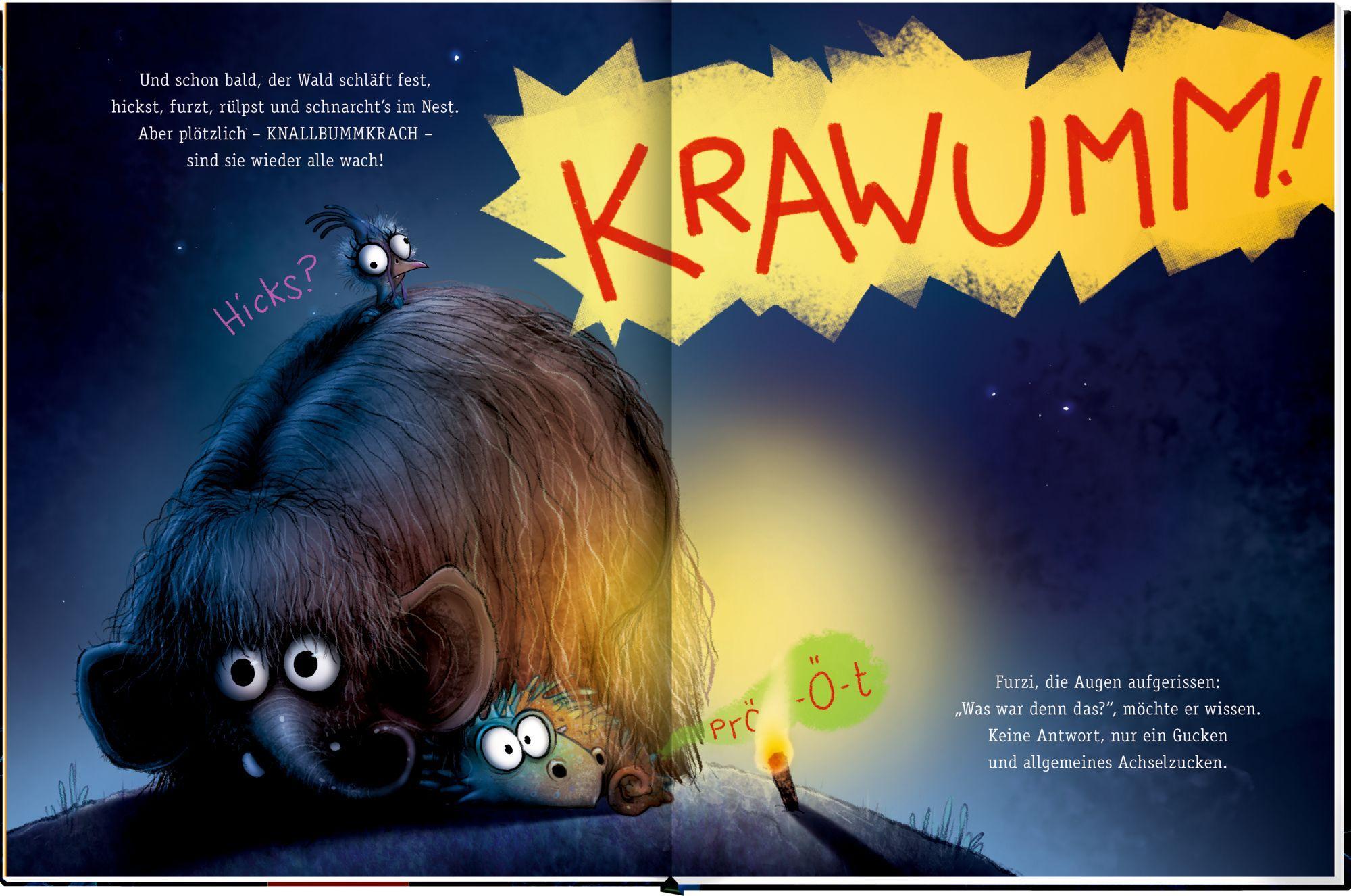 Beispielinhalt (Bild) Furzipups und der gruselige Schnarch-Schreck (Bd. 4)