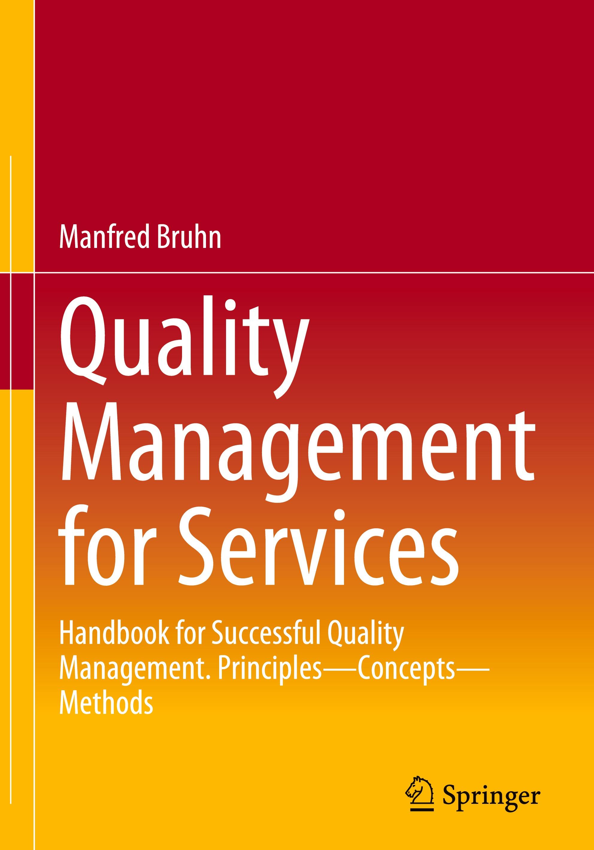 Vorderes Coverbild Quality Management for Services