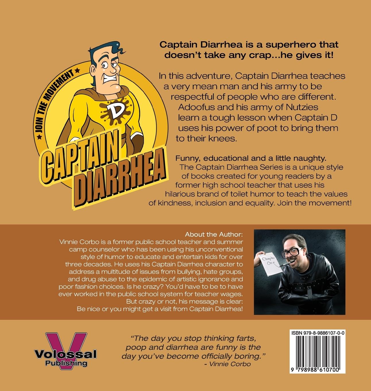 Rückseitencover Captain Diarrhea vs. The Turd Reich