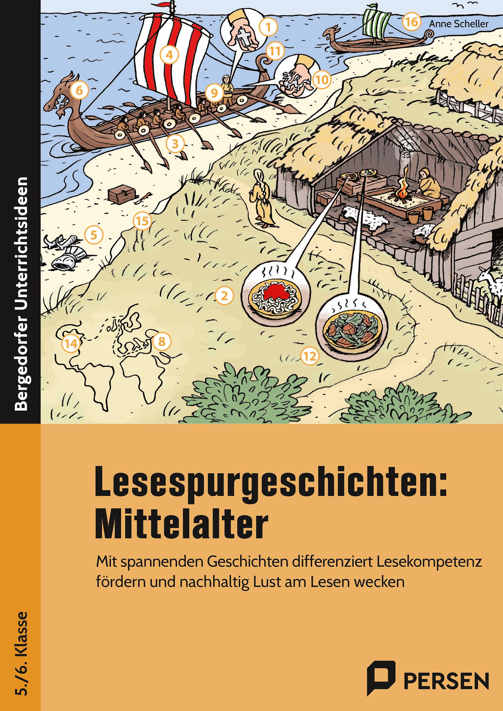Vorderes Coverbild Lesespurgeschichten: Mittelalter