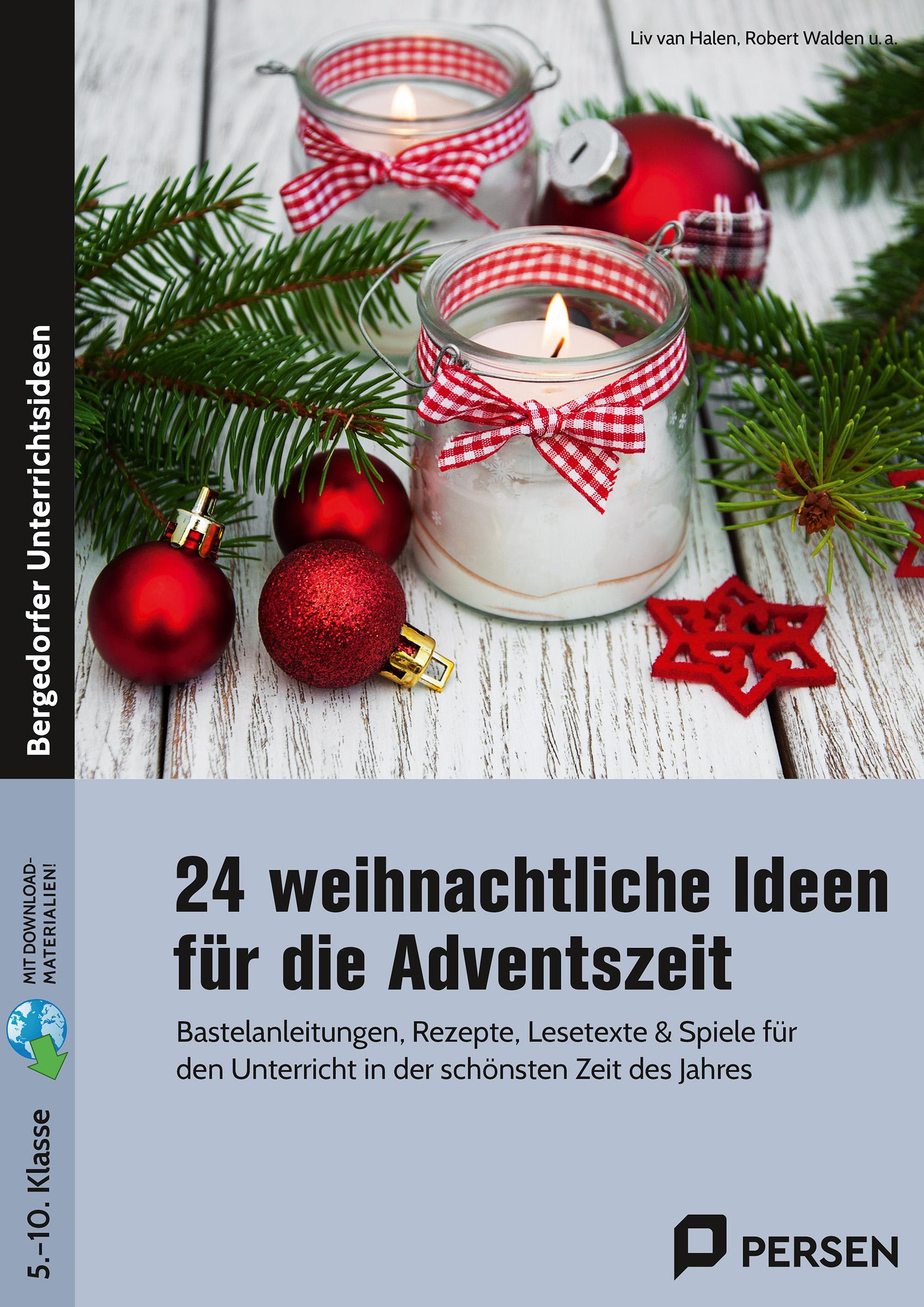Vorderes Coverbild 24 weihnachtliche Ideen für die Adventszeit