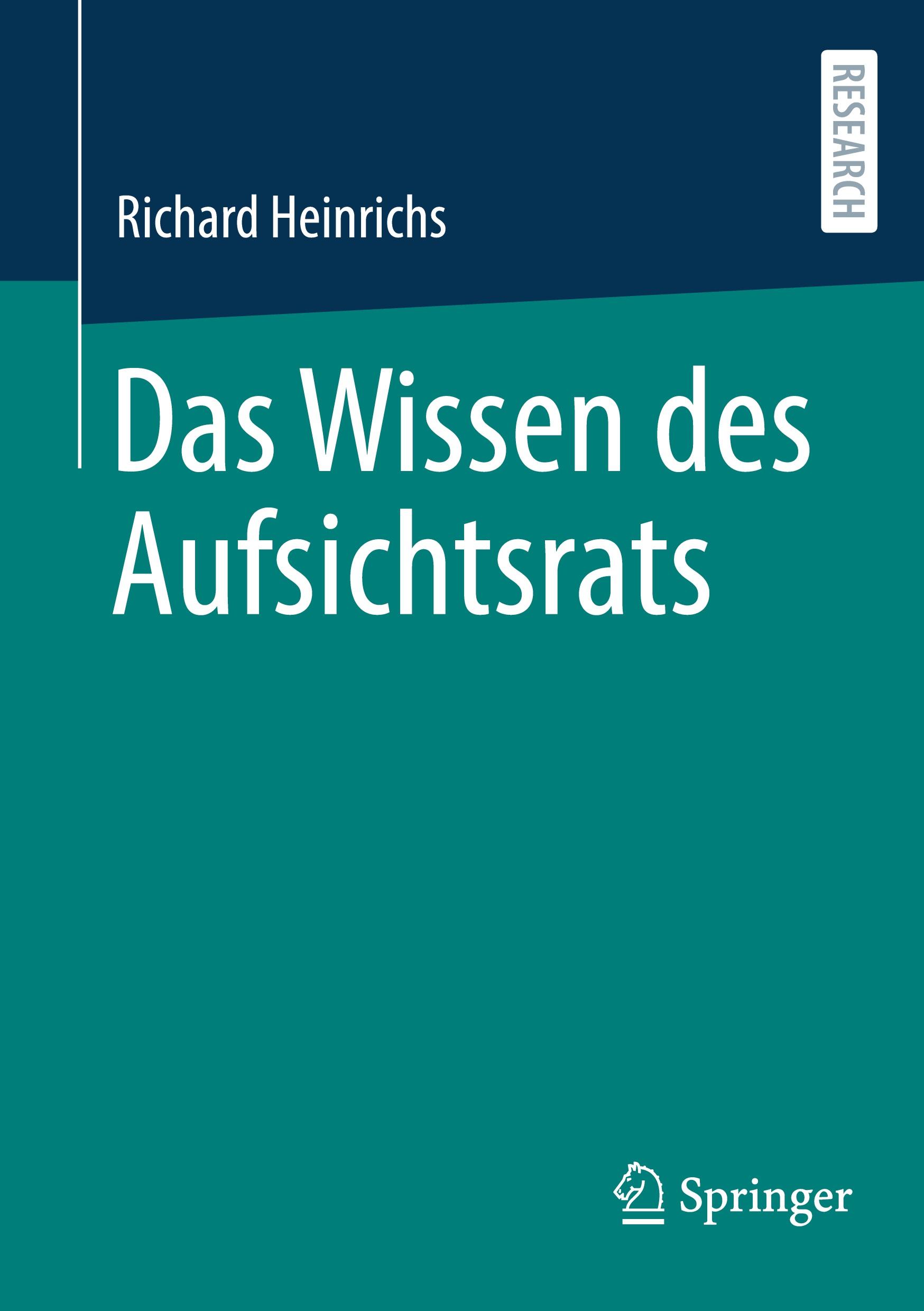 Vorderes Coverbild Das Wissen des Aufsichtsrats