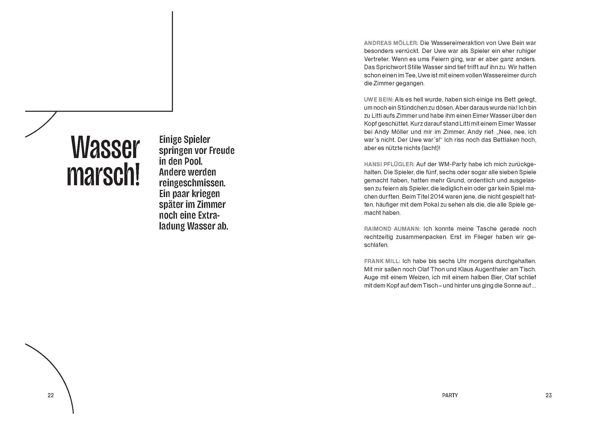 Beispielinhalt (Bild) Wir Helden von Rom. Die wahre Geschichte der Fußball-WM 1990, erzählt von allen Weltmeistern