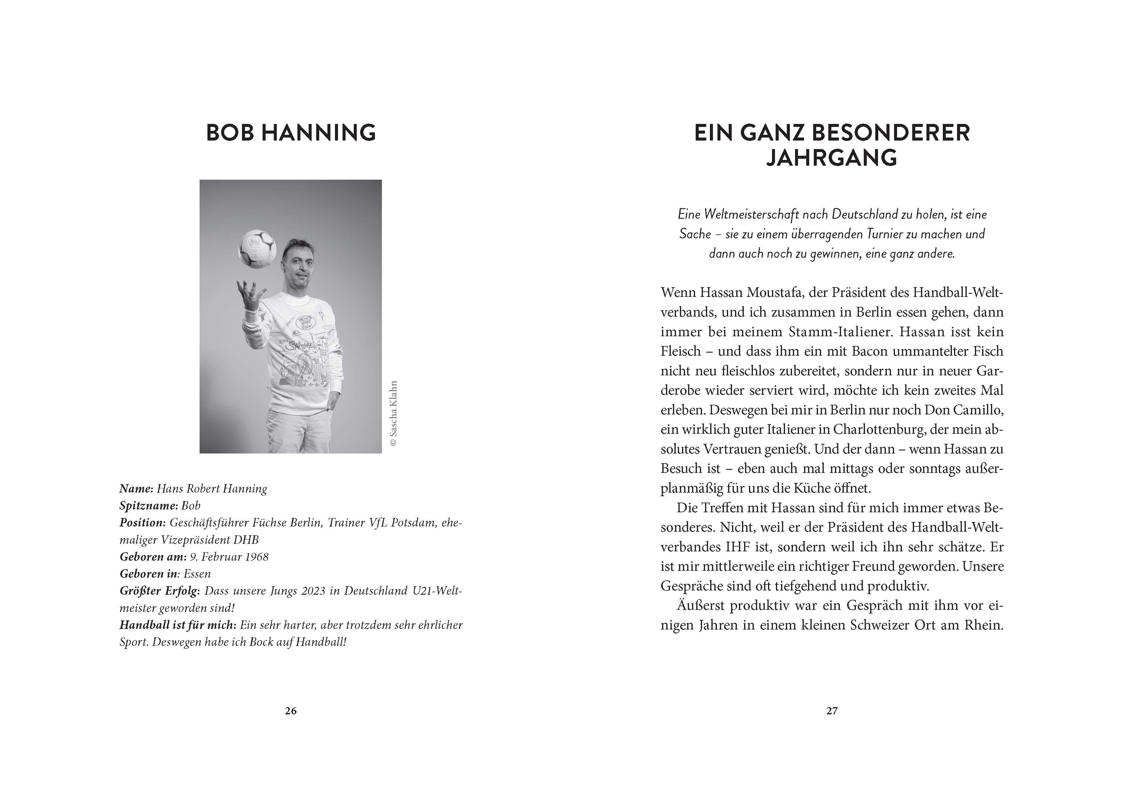 Beispielinhalt (Bild) BOCK AUF HANDBALL. Krass und kurios, bewegend und berührend