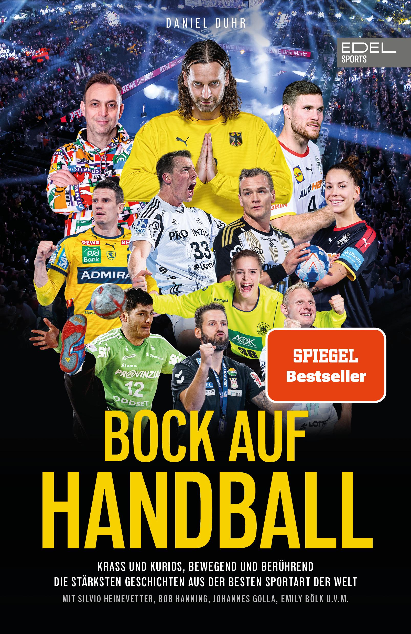 Vorderes Coverbild BOCK AUF HANDBALL. Krass und kurios, bewegend und berührend