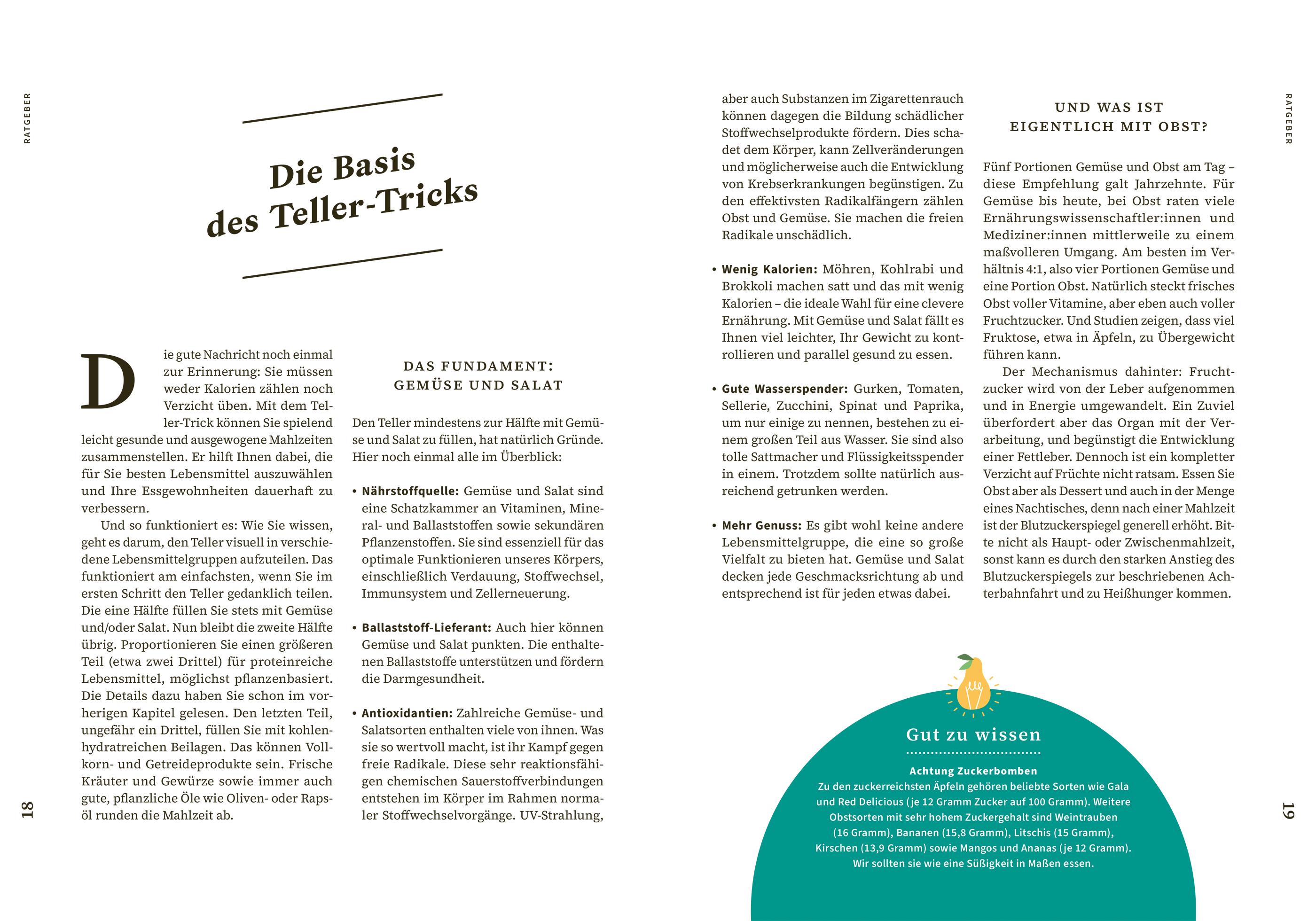 Beispielinhalt (Bild) Apotheken Umschau: Leichter abnehmen dank Teller-Trick