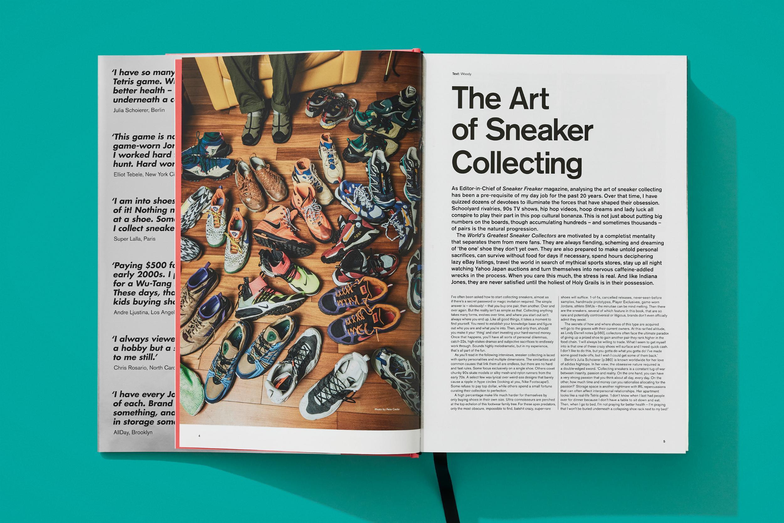 Beispielinhalt (Bild) Sneaker Freaker. World's Greatest Sneaker Collectors