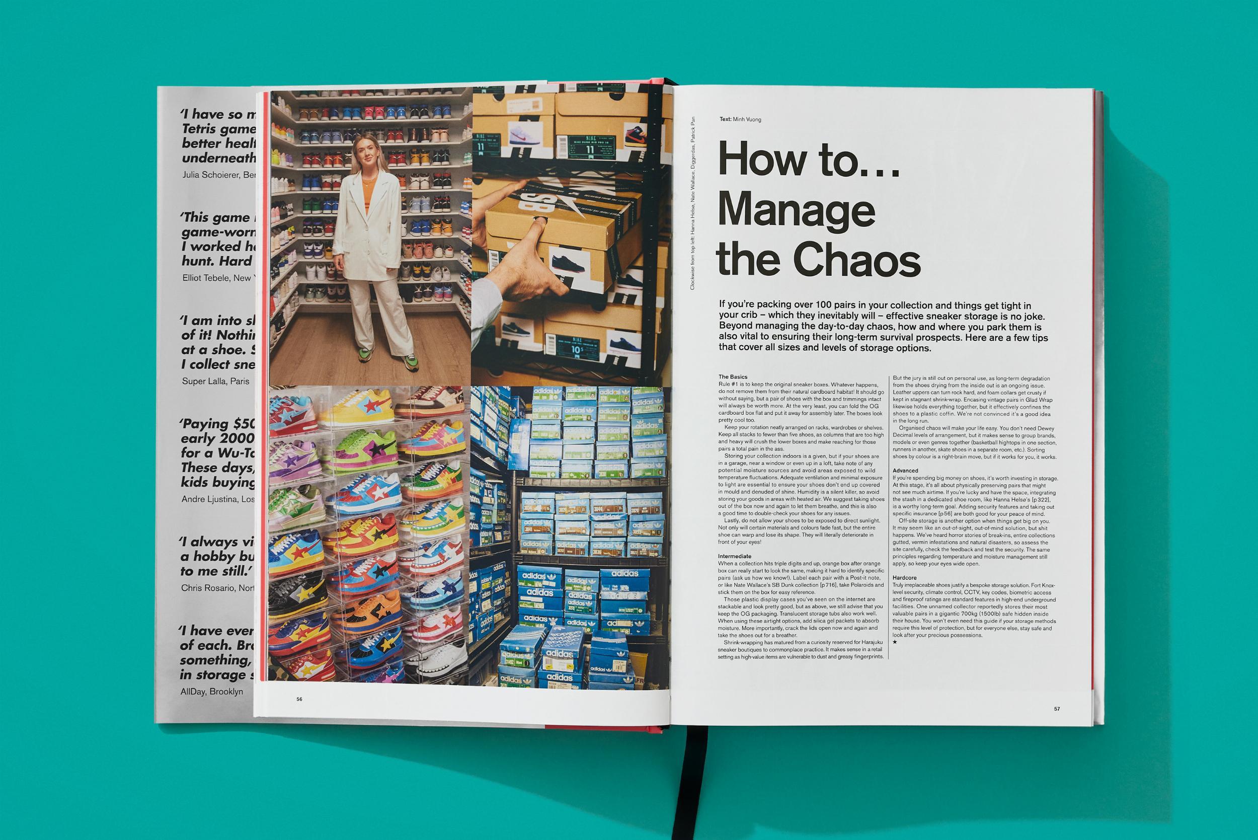 Beispielinhalt (Bild) Sneaker Freaker. World's Greatest Sneaker Collectors