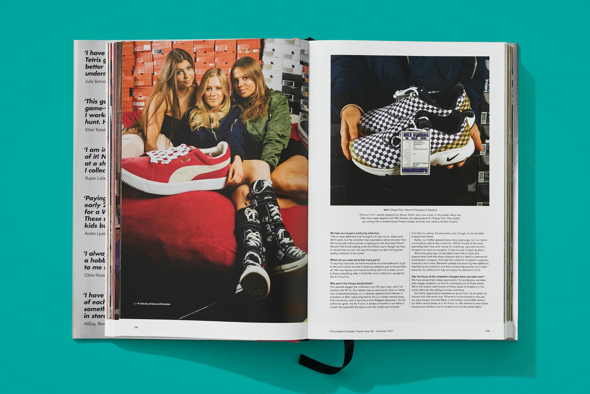 Beispielinhalt (Bild) Sneaker Freaker. World's Greatest Sneaker Collectors