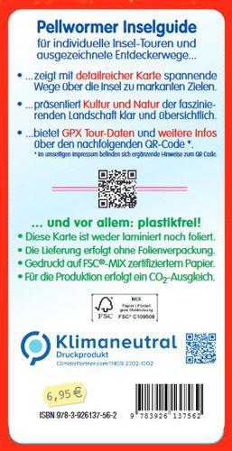 Rückseitencover Pellworm - Touristische Karte