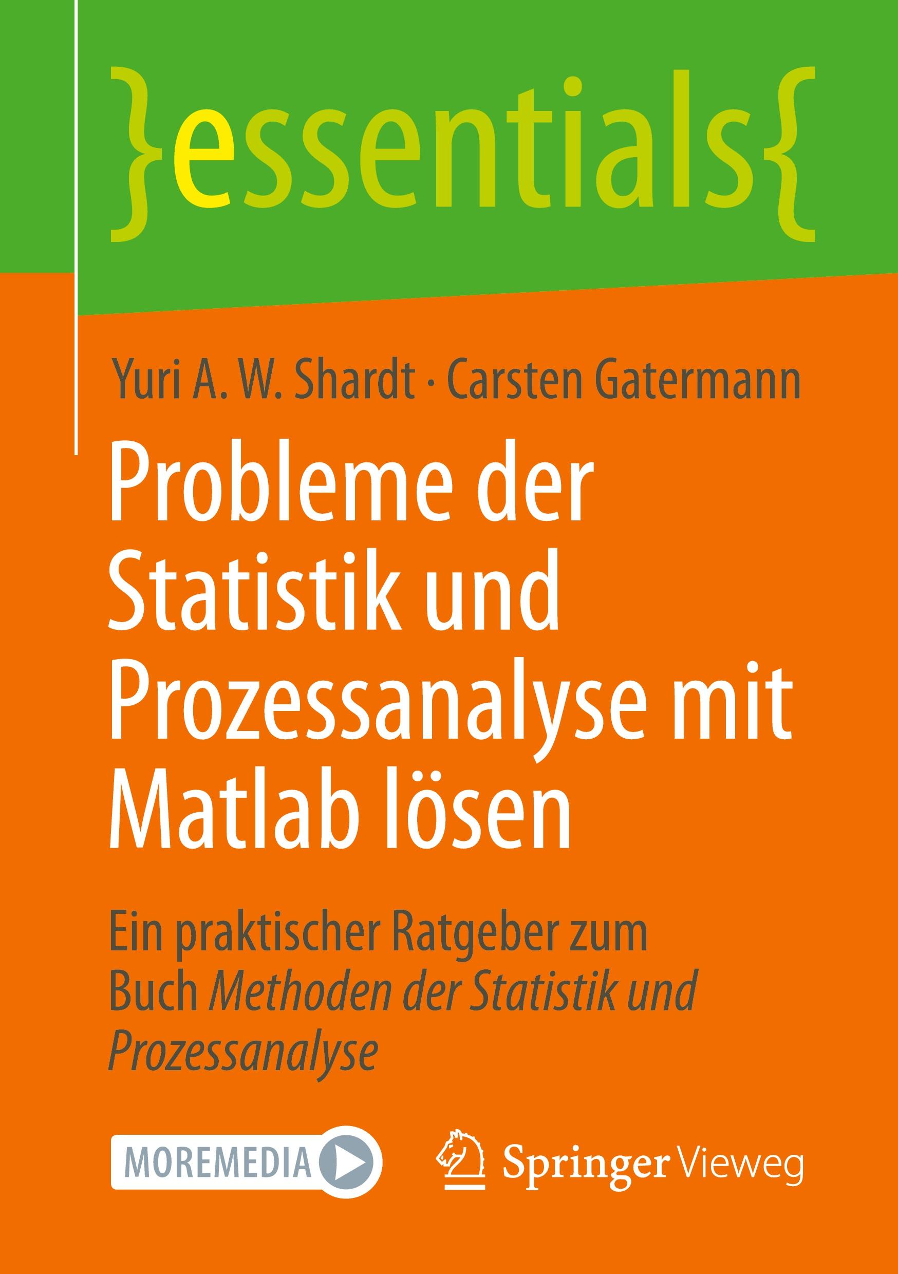 Vorderes Coverbild Probleme der Statistik und Prozessanalyse mit Matlab lösen