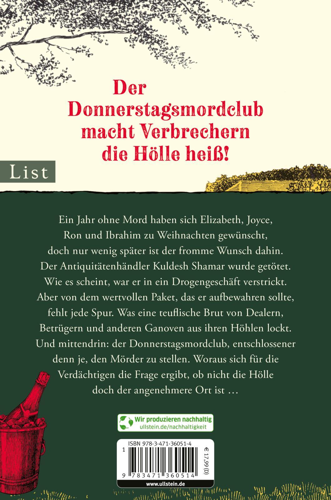 Rückseitencover Der Donnerstagsmordclub oder Ein Teufel stirbt immer zuletzt