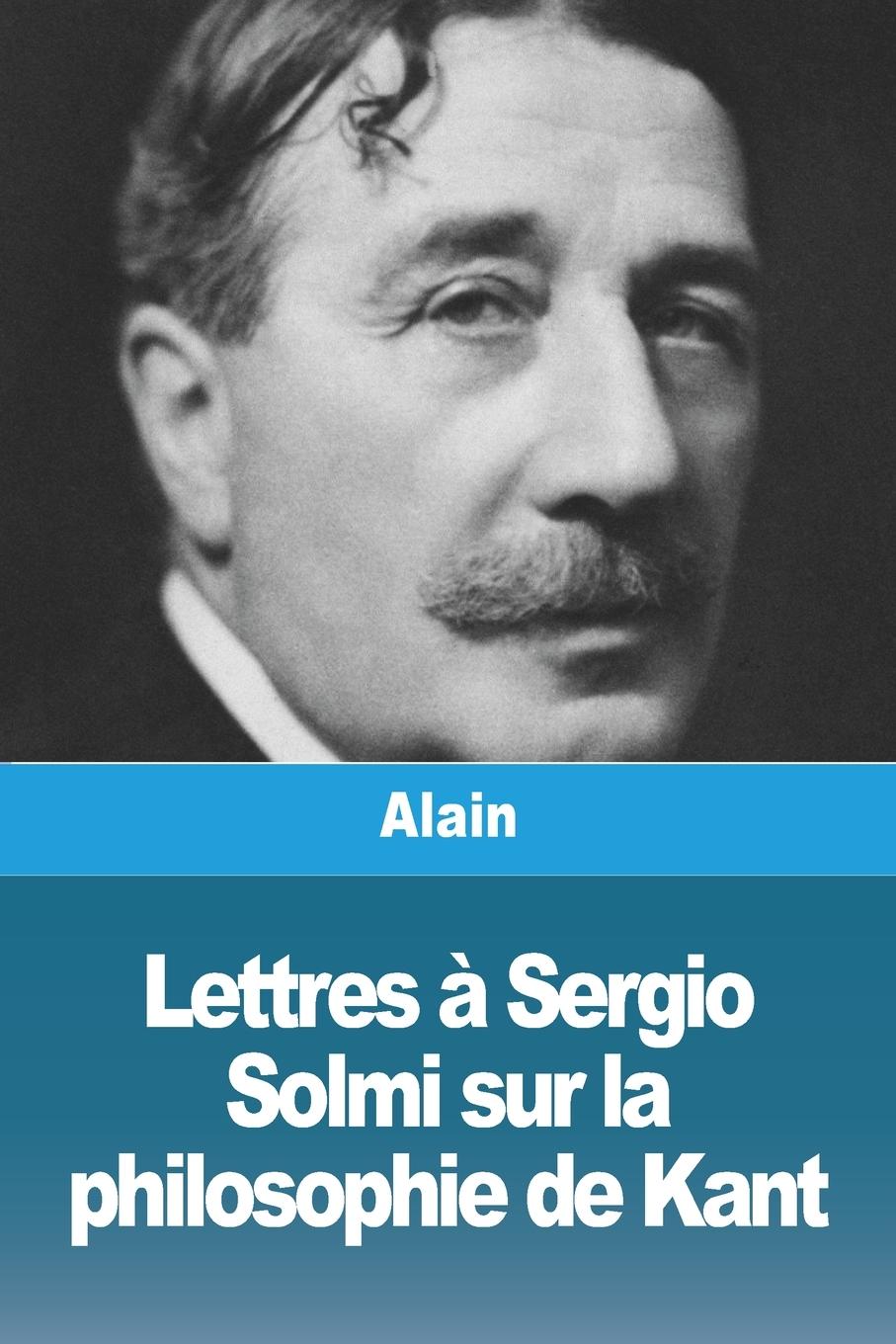 Vorderes Coverbild Lettres à Sergio Solmi sur la philosophie de Kant