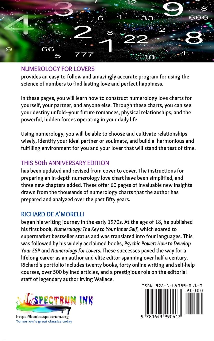 Rückseitencover Numerology for Lovers