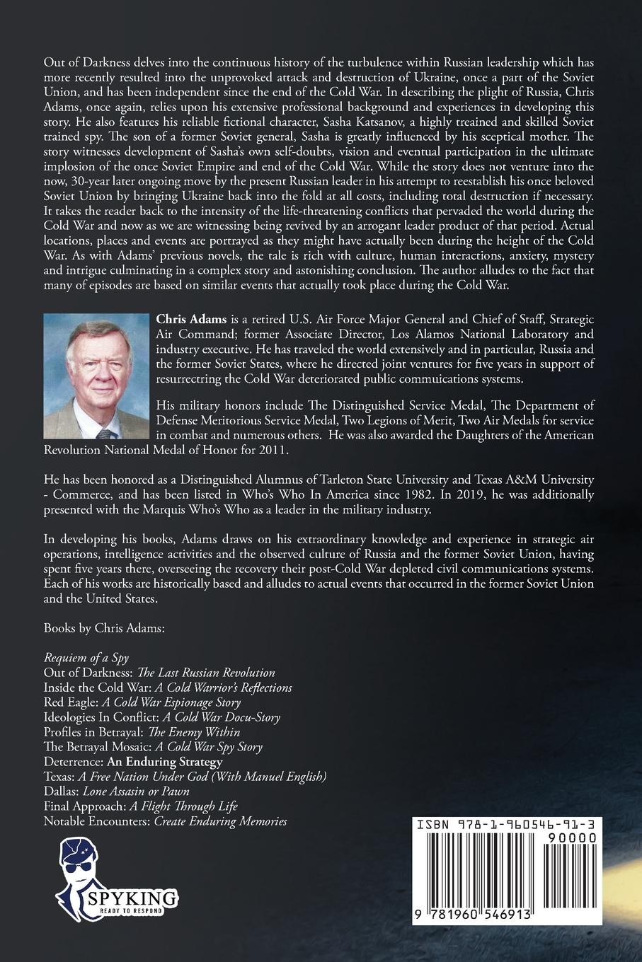 Rückseitencover Out of Darkness