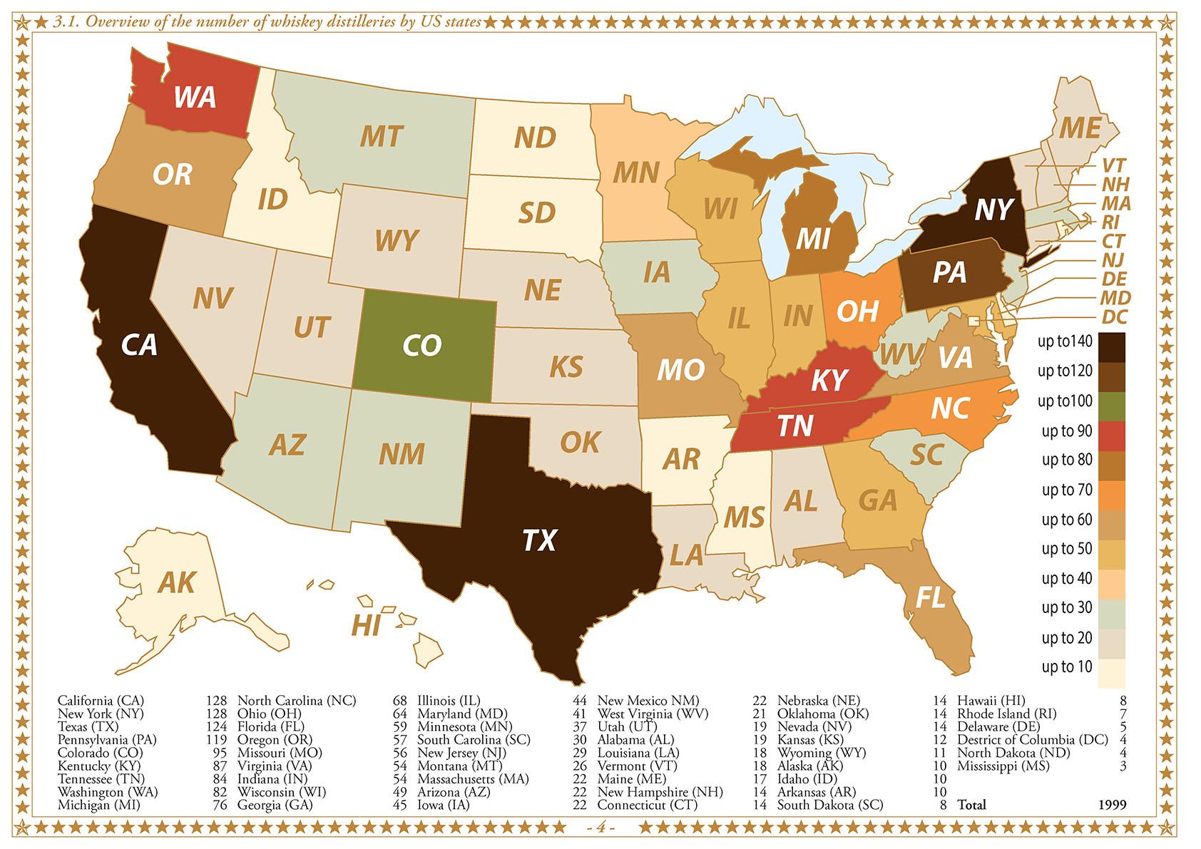 Beispielinhalt (Bild) Whiskey Atlas North America 2023