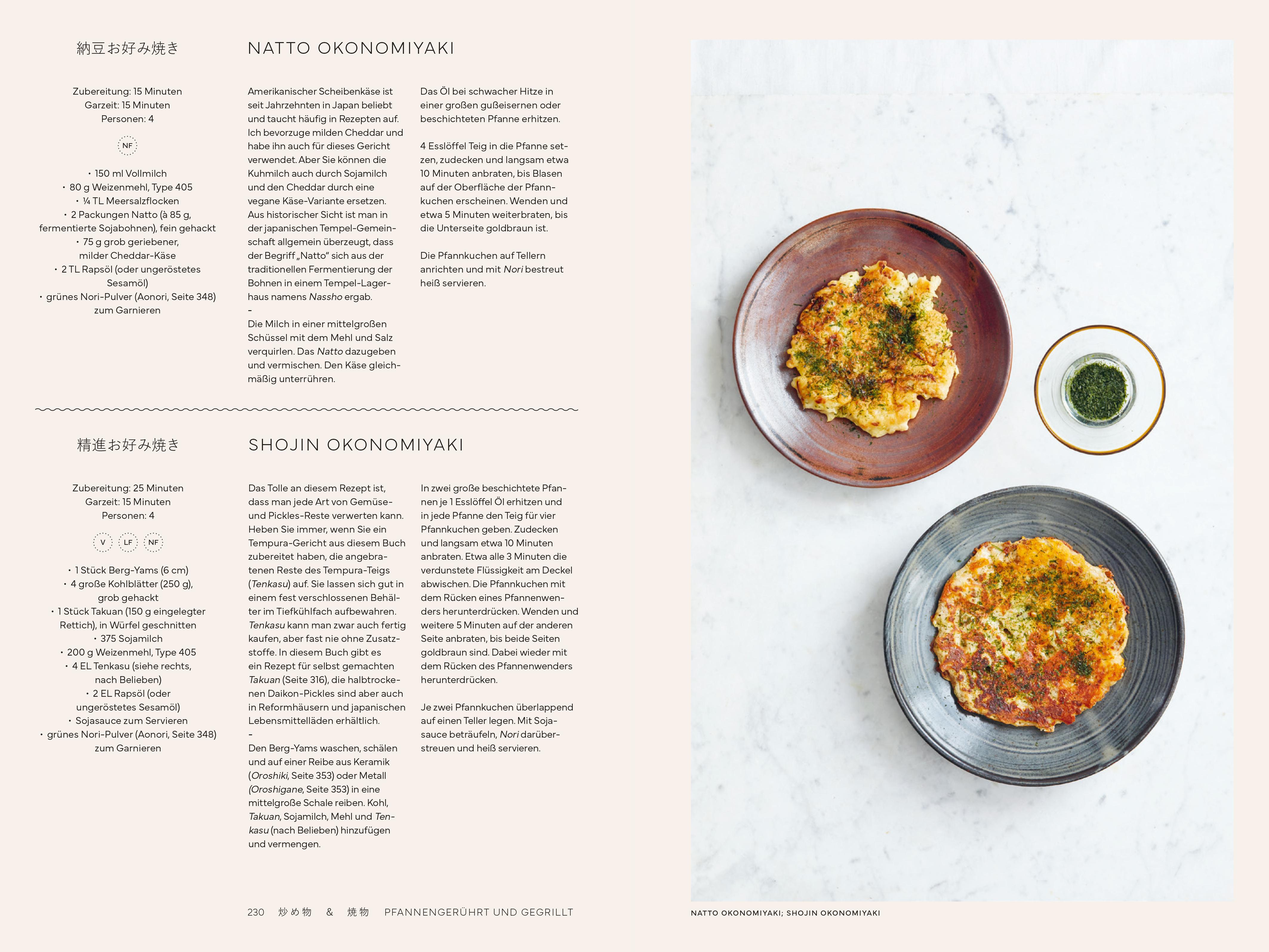 Beispielinhalt (Bild) Japan vegetarisch - Das Kochbuch