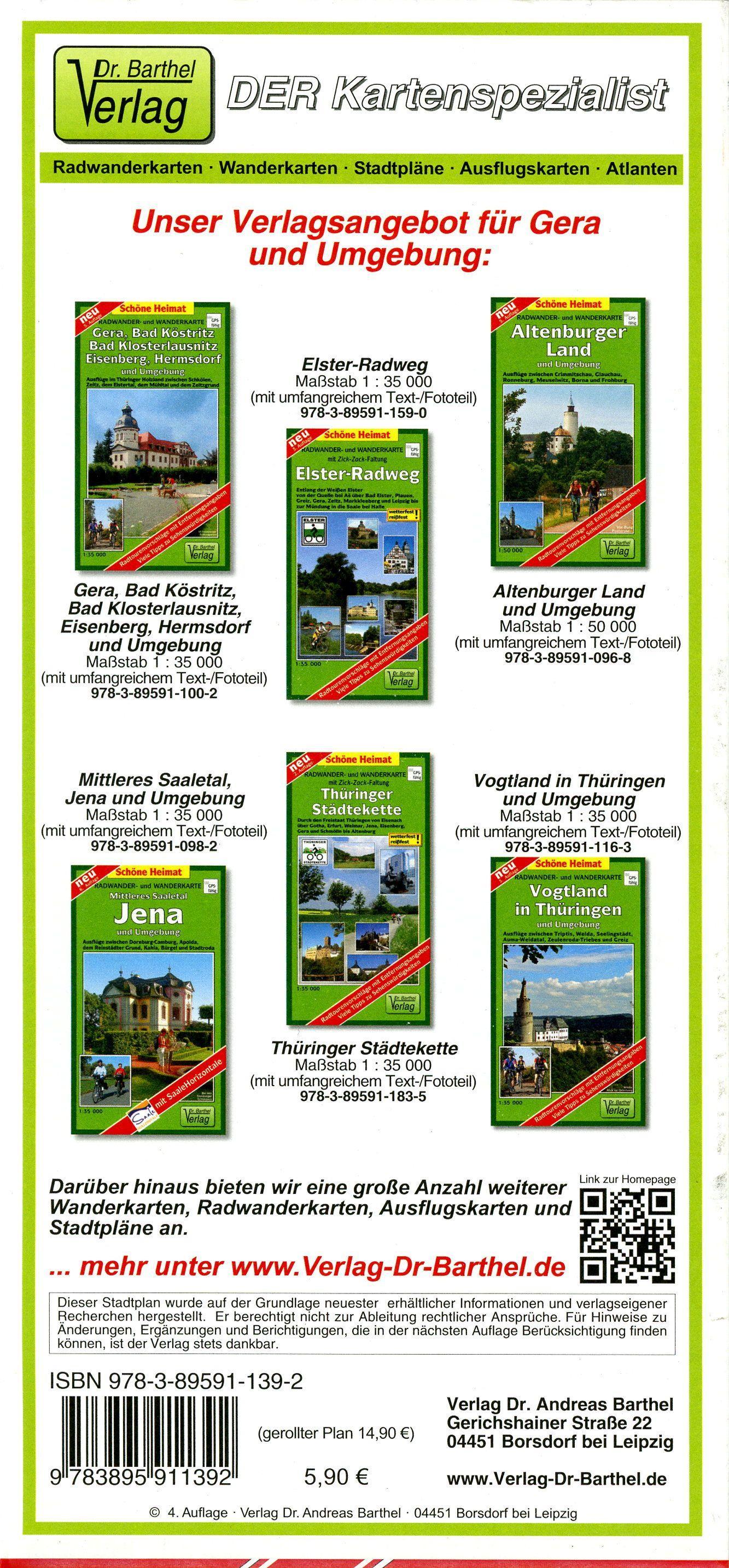 Beispielinhalt (Bild) Stadtplan Gera