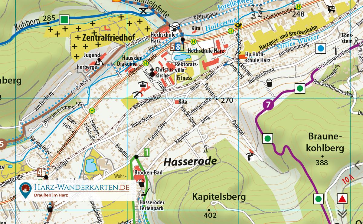 Beispielinhalt (Bild) Wernigerode Stadtplan 1 : 10 000