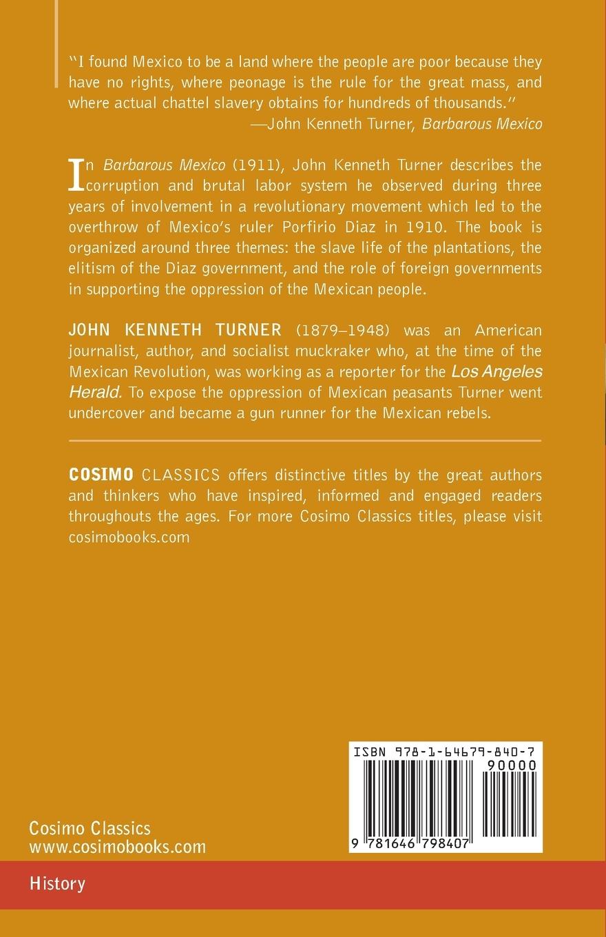 Rückseitencover Barbarous Mexico