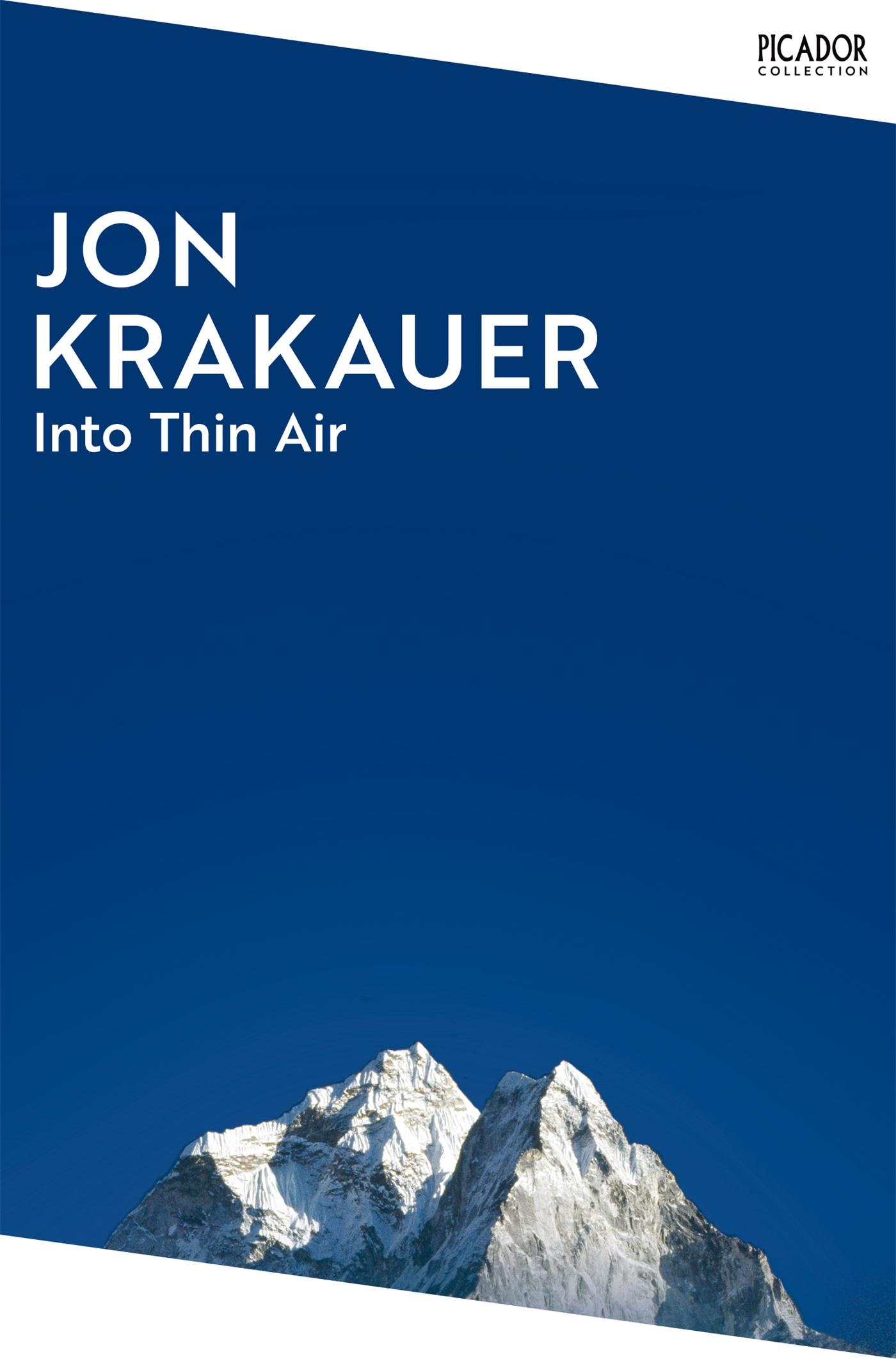 Vorderes Coverbild Into Thin Air