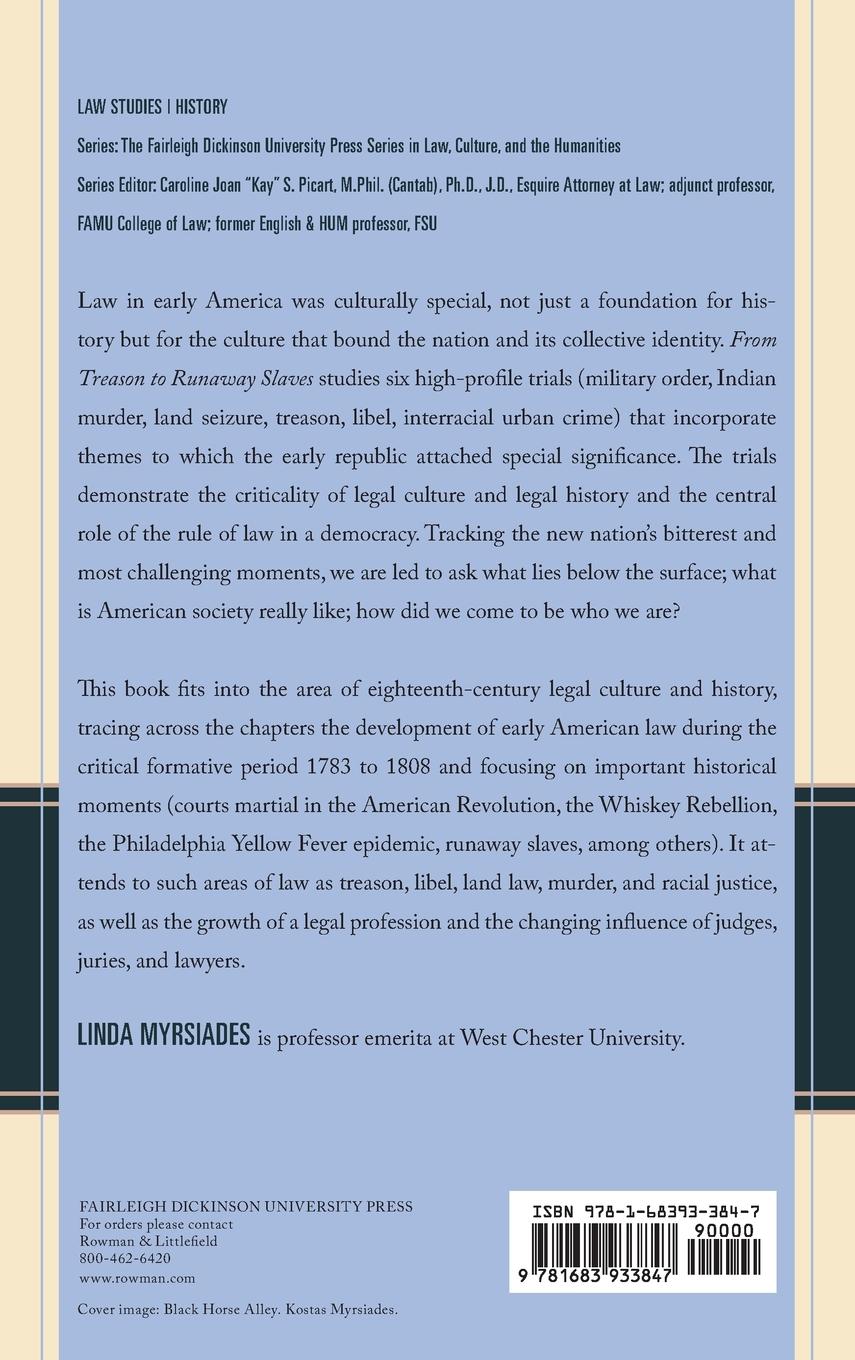 Rückseitencover From Treason to Runaway Slaves