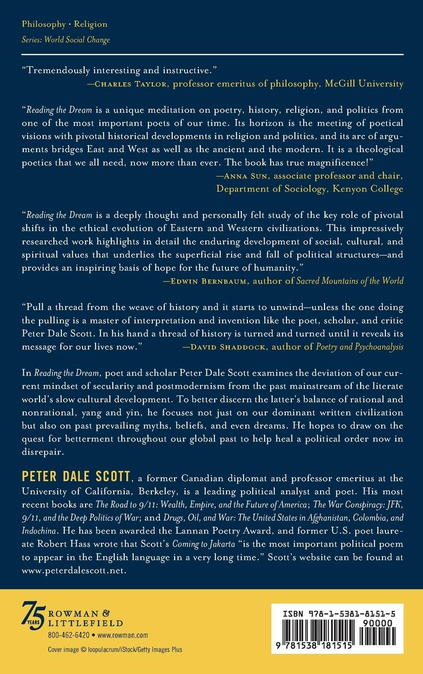 Rückseitencover Reading the Dream