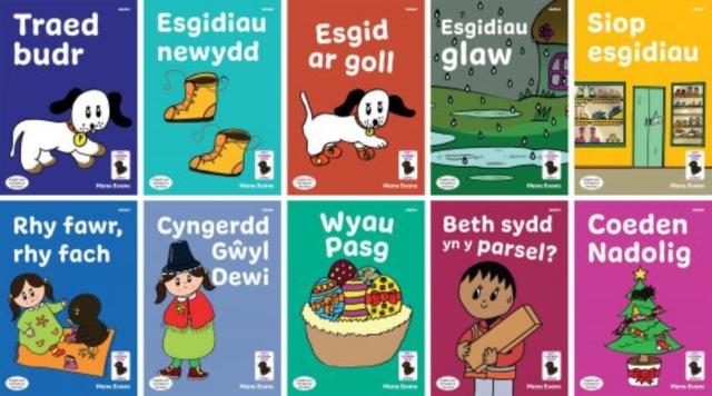 Vorderes Coverbild Llyfrau Hwyl Magi Ann - Cam 4 Llyfrau Dicw