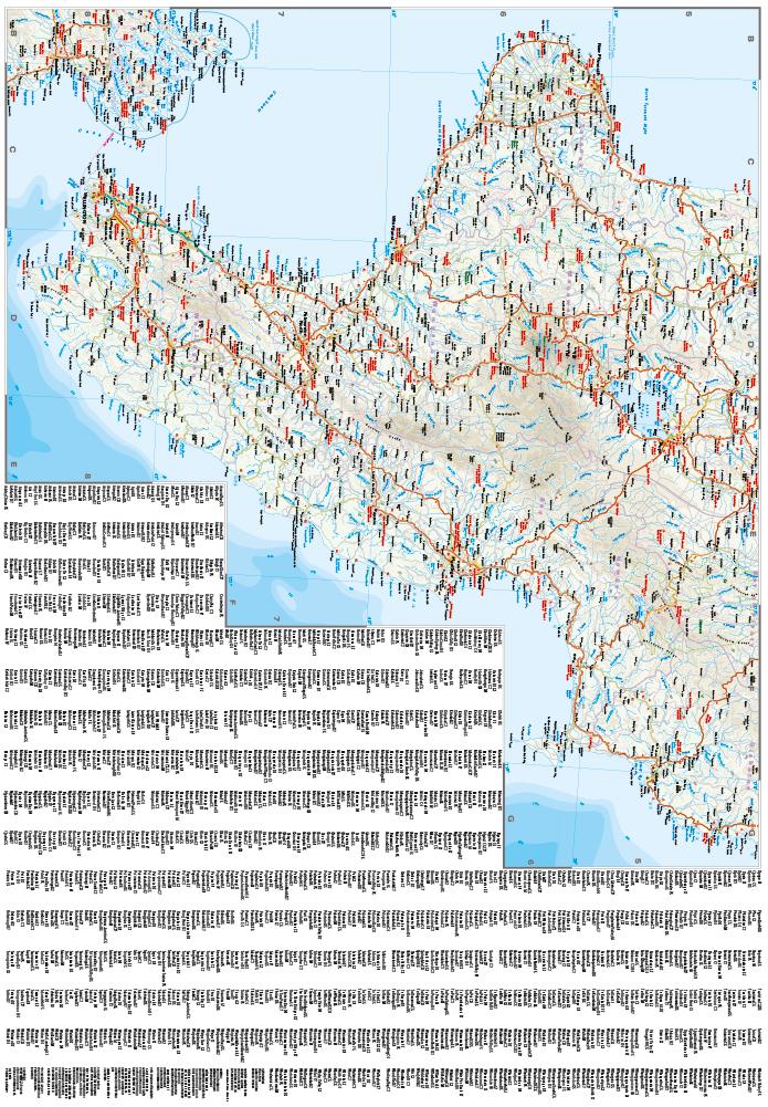 Beispielinhalt (Bild) Reise Know-How Landkarte Neuseeland, Nordinsel / New Zealand, North Island (1:550.000)