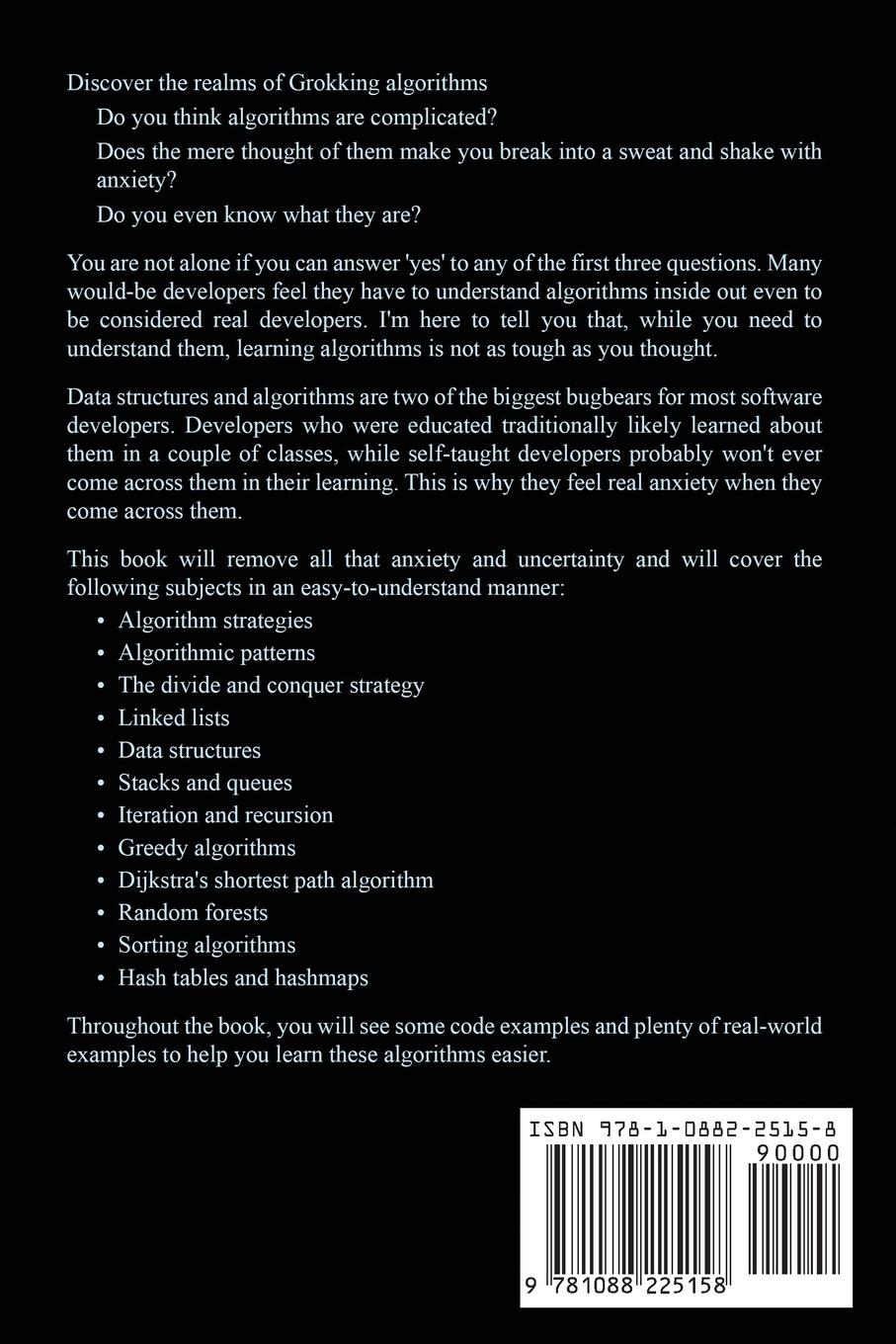 Rückseitencover GROKKING ALGORITHMS