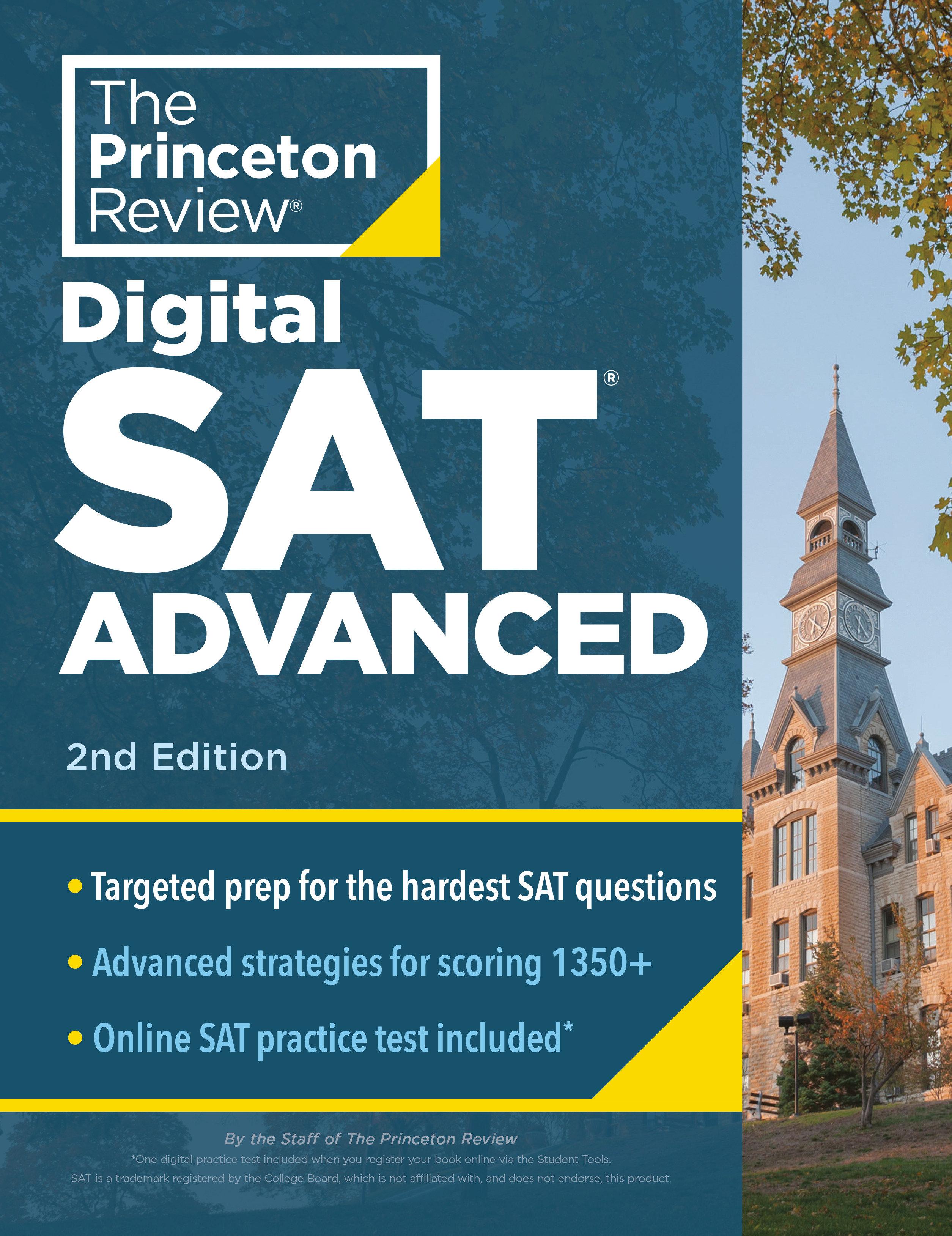 Vorderes Coverbild Princeton Review Digital SAT Advanced, 2nd Edition