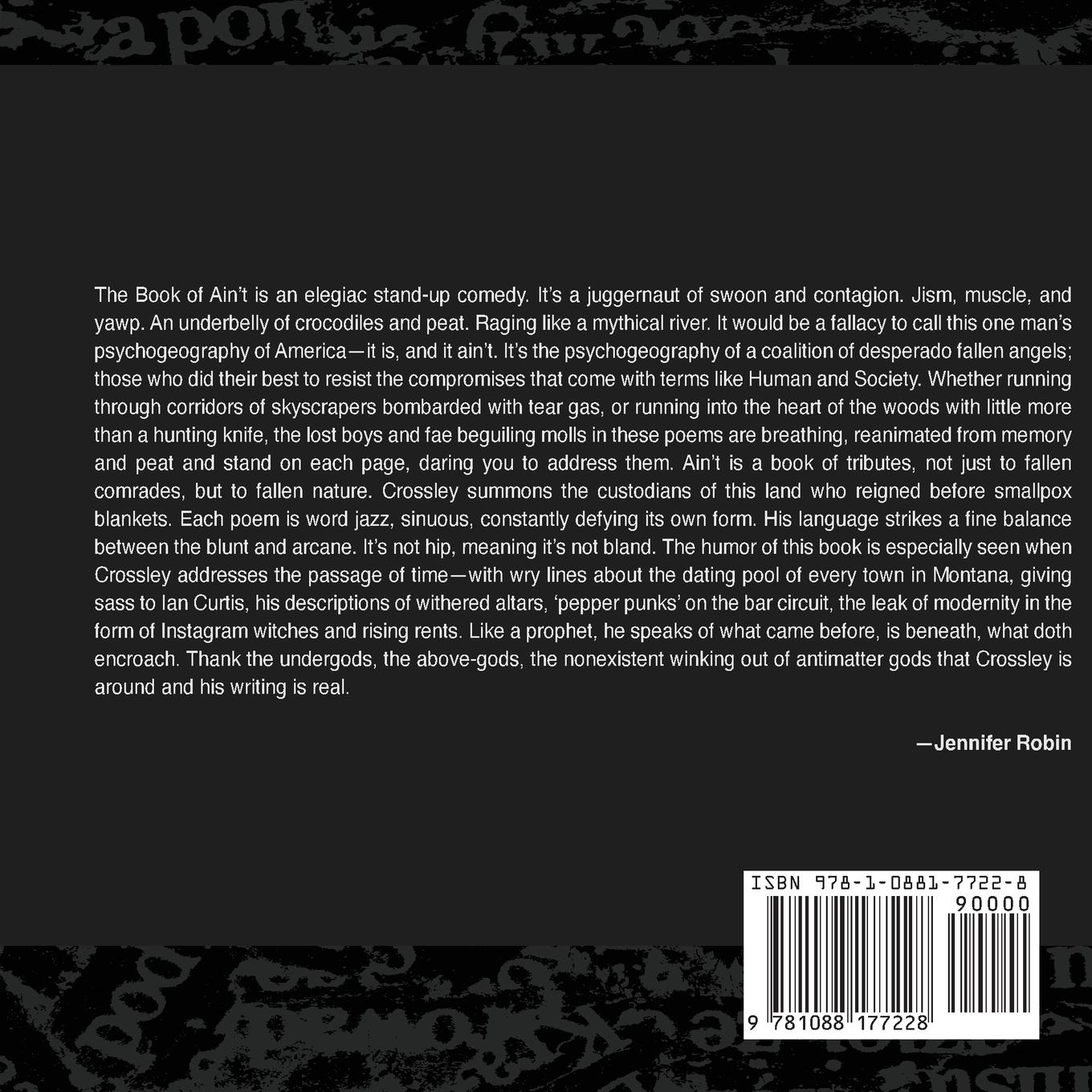 Rückseitencover The Book of Ain't