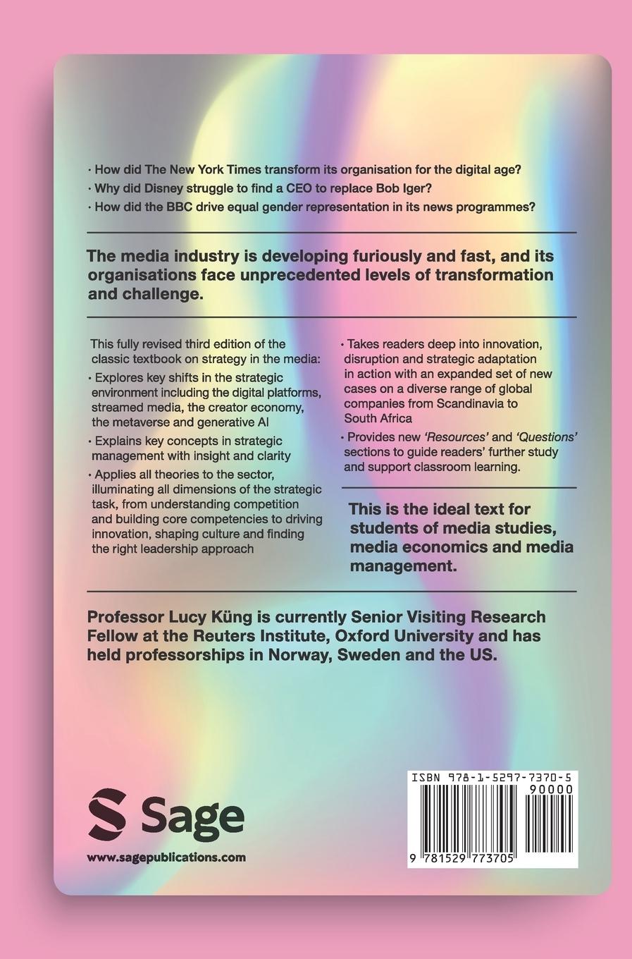 Rückseitencover Strategic Management in the Media