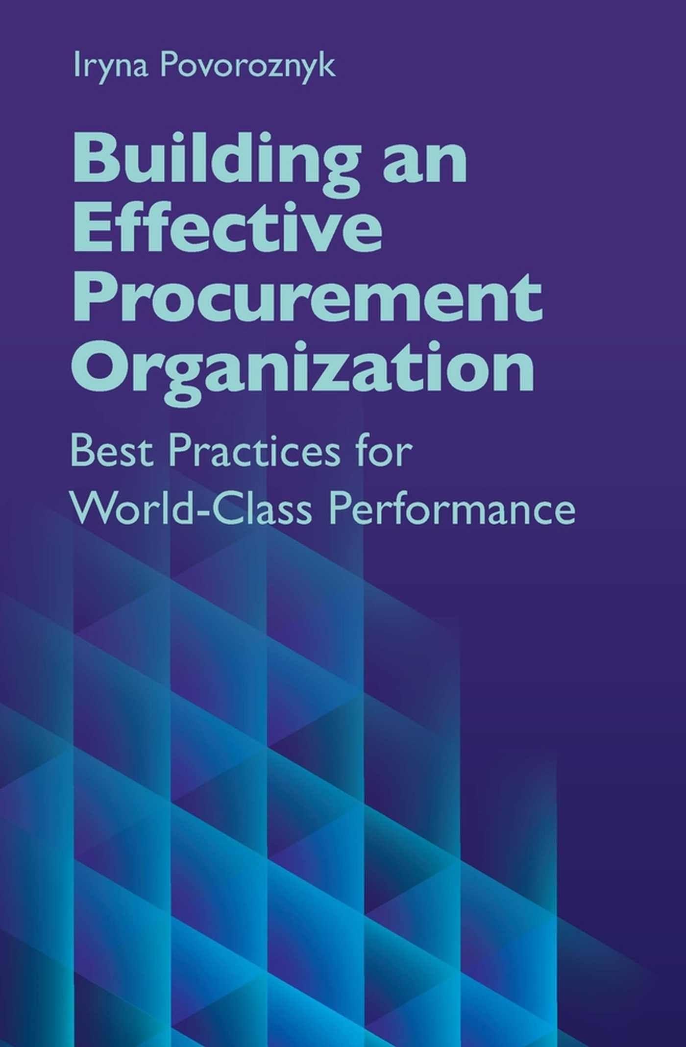 Vorderes Coverbild Building an Effective Procurement Organization