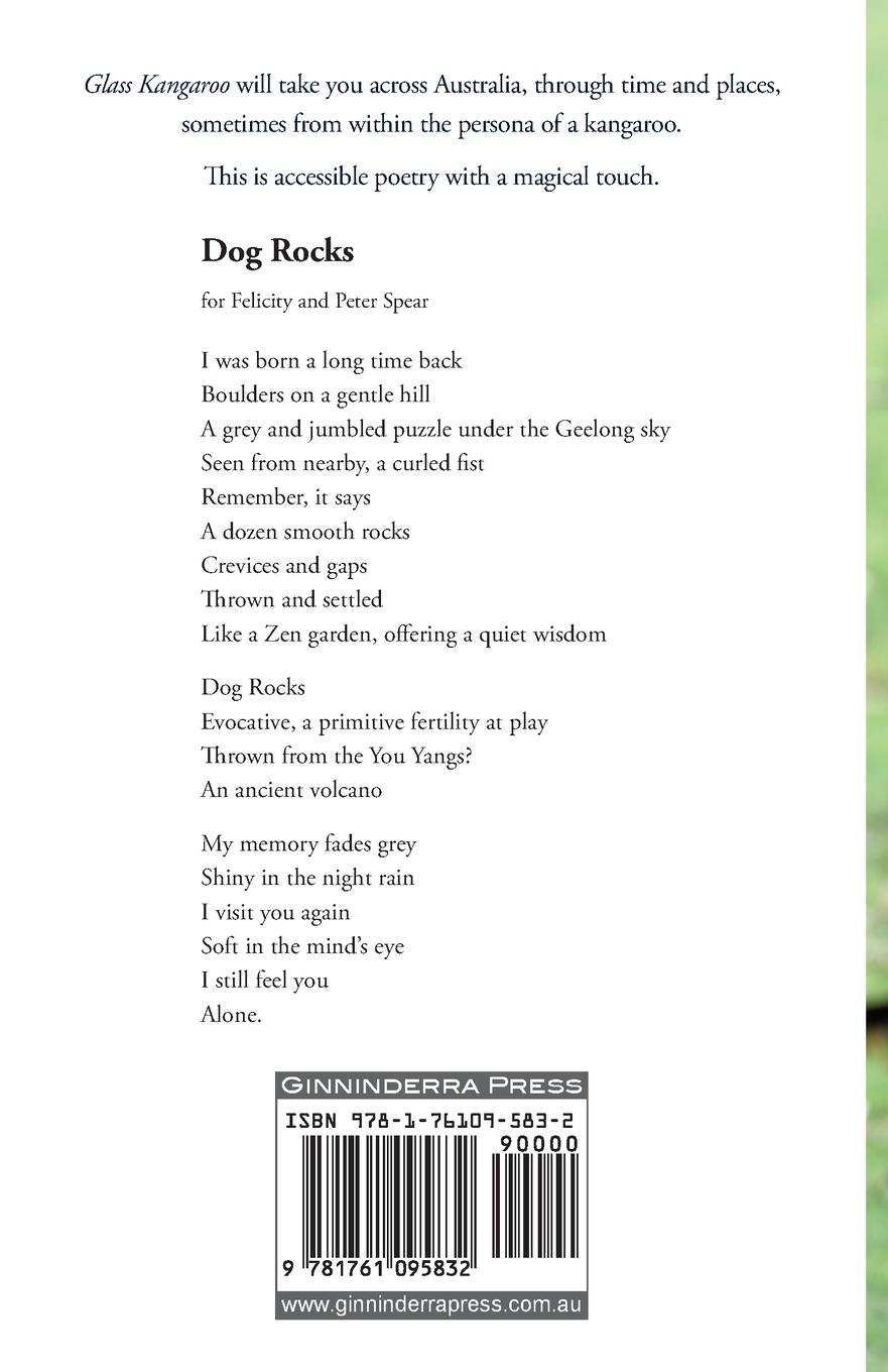 Rückseitencover Glass Kangaroo