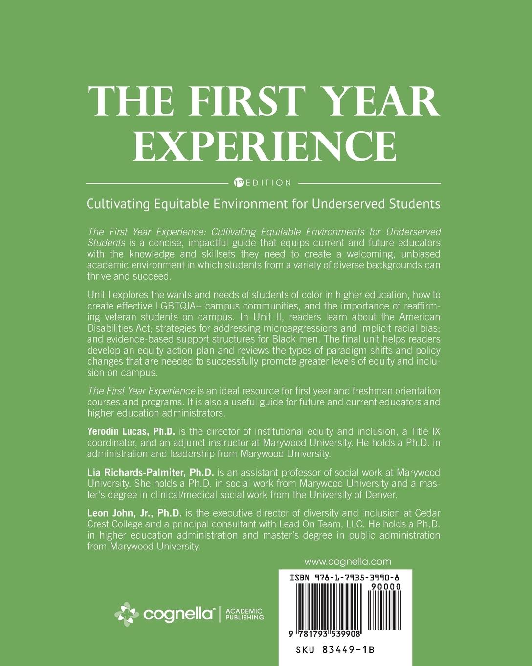 Rückseitencover The First Year Experience