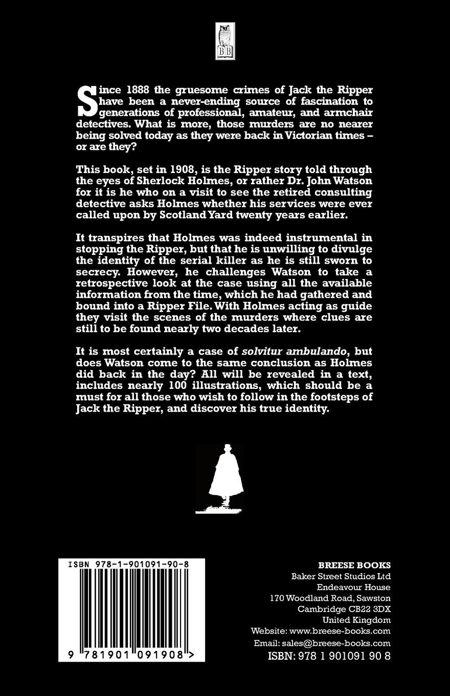 Rückseitencover Sherlock Holmes and The Ripper File