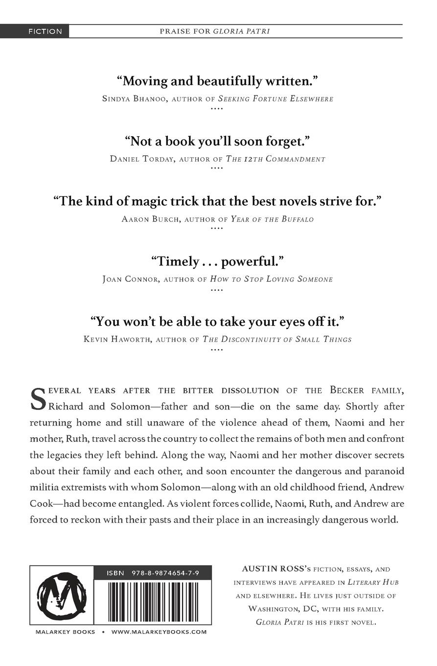 Rückseitencover Gloria Patri