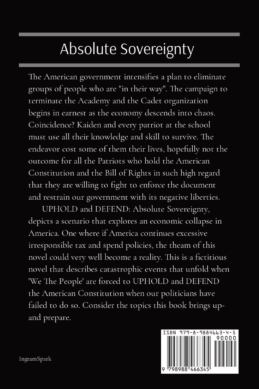 Rückseitencover UPHOLD AND DEFEND