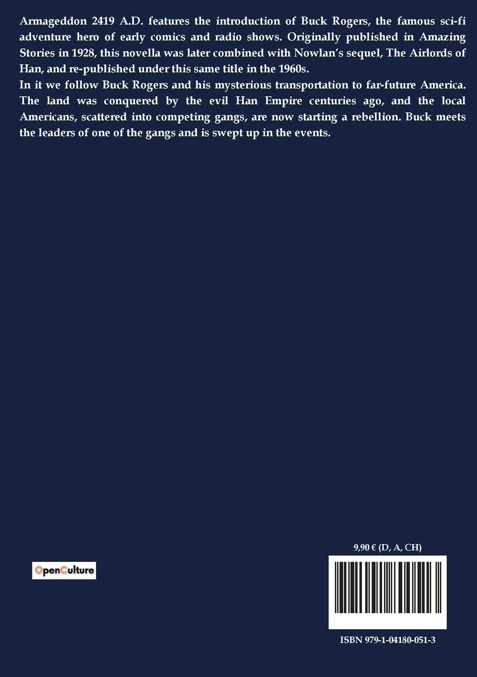 Rückseitencover Armageddon 2419 A.D.