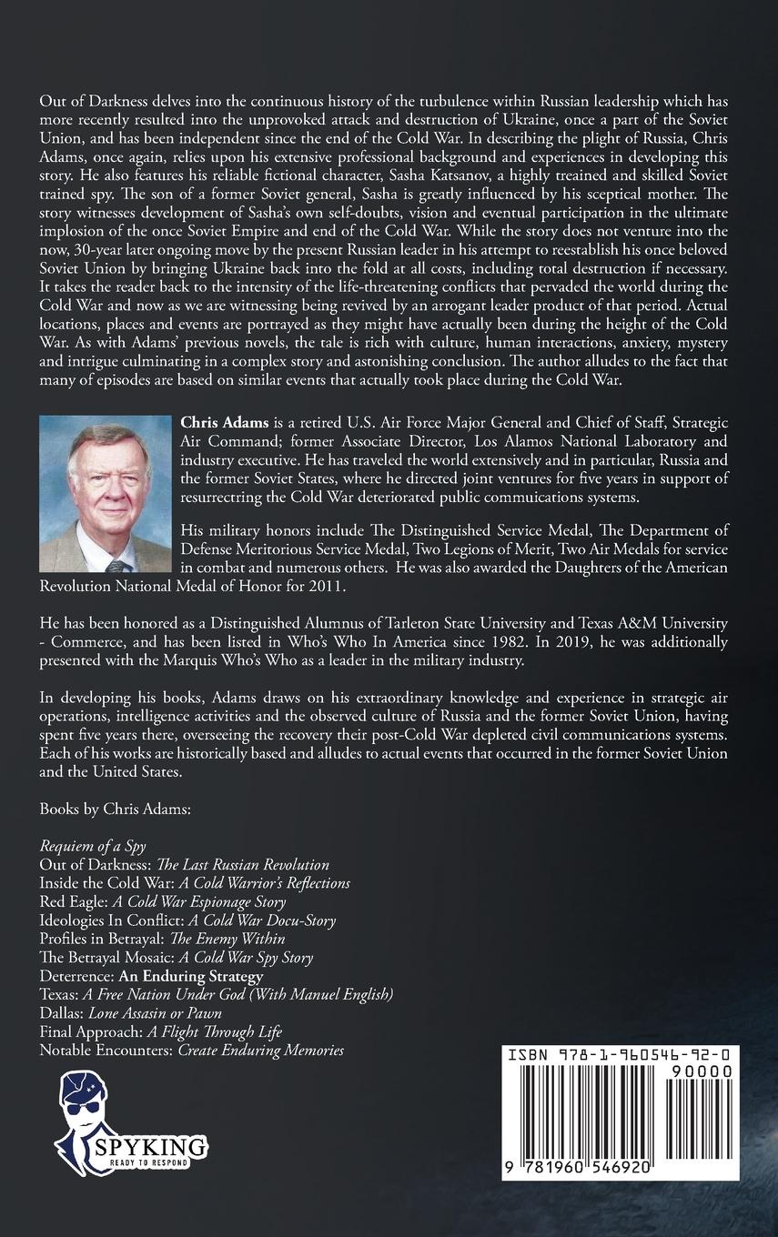 Rückseitencover Out of Darkness