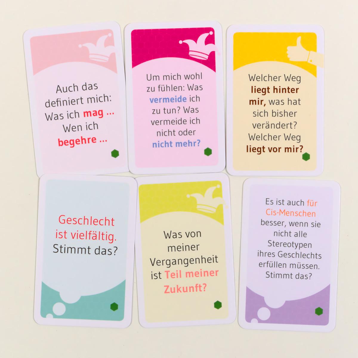 Beispielinhalt (Bild) Trans*-Schatzkiste für Therapie und Beratung