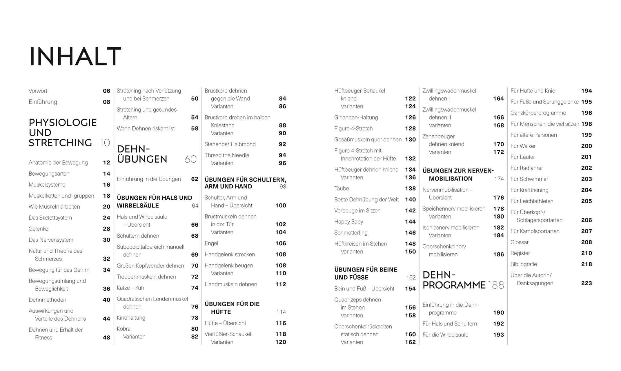 Beispielinhalt (Bild) Stretching - Die Anatomie verstehen
