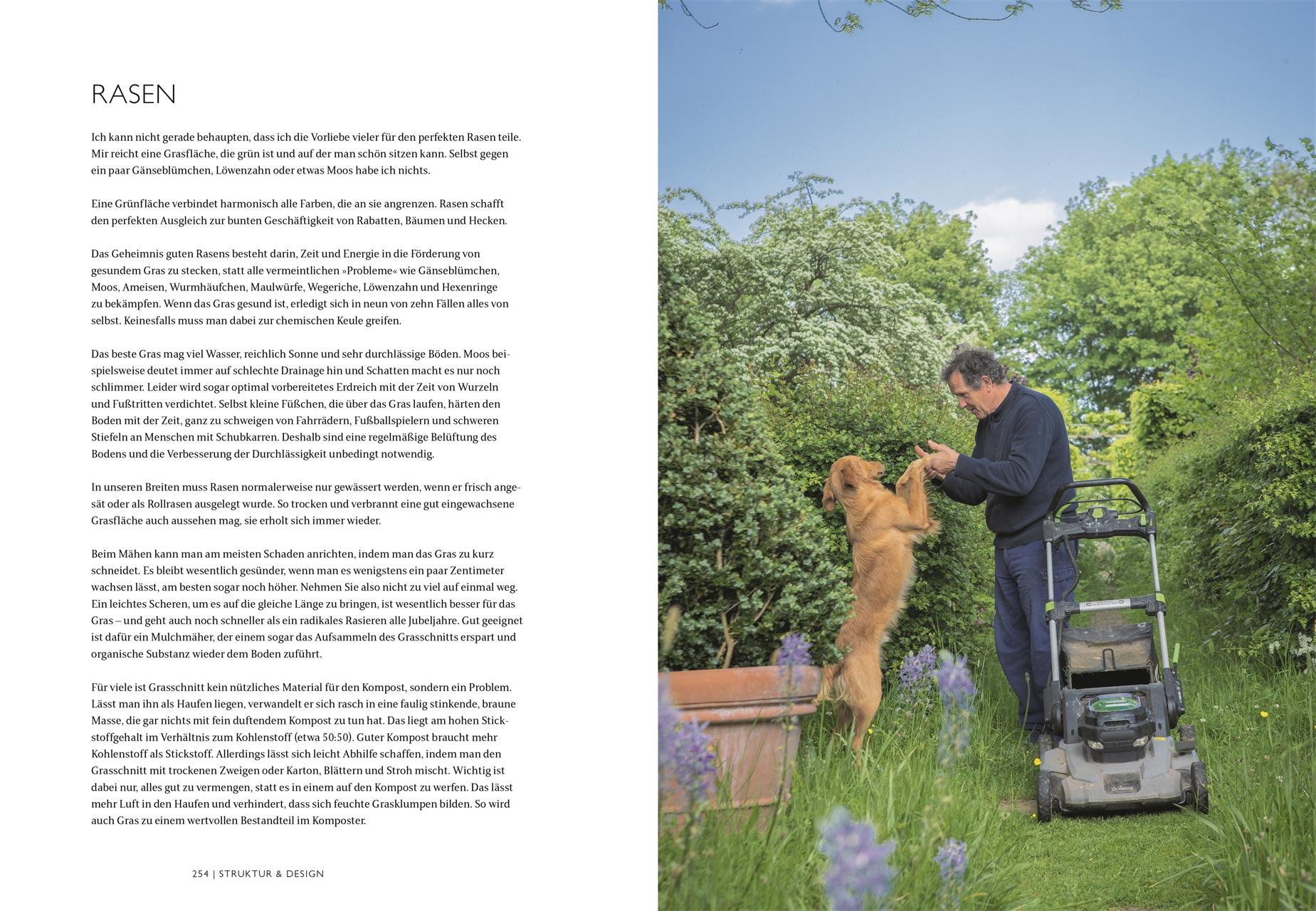 Beispielinhalt (Bild) Das Gartenbuch