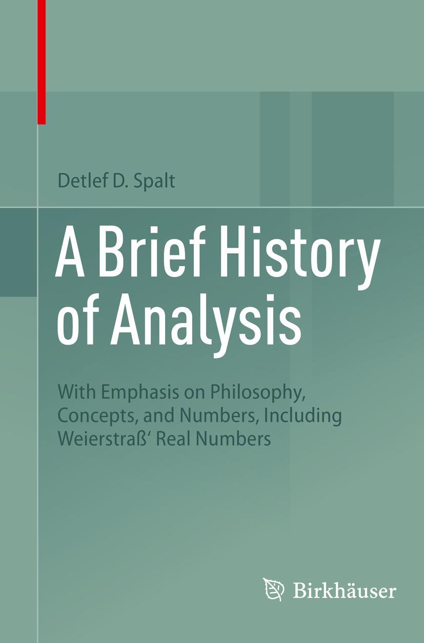 Vorderes Coverbild A Brief History of Analysis